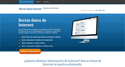 Desktop Screenshot of borrardatosinternet.com